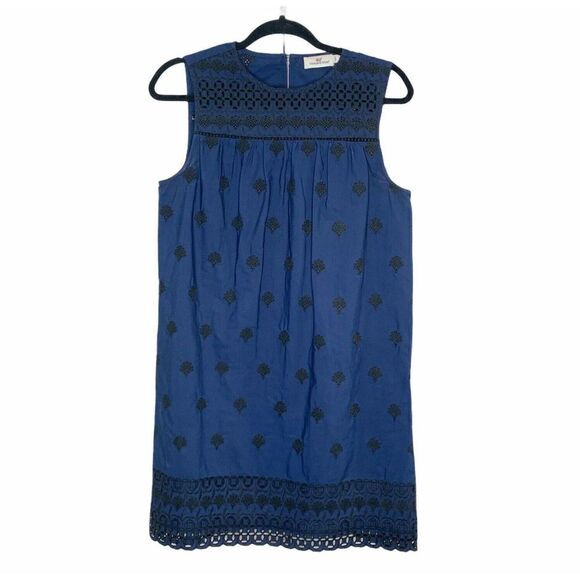 Vineyard Vines Sleeveless Eyelet Embroidered Shift size Small - Picture 1 of 7